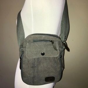 Men's Tote Travel Bag Satchel Grey